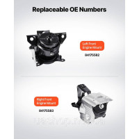 Vevor 310514 Комплект кріплення двигуна, заміна, 2 шт., сумісний з Chevrolet Silverado 1500 5.3L V8 2014-2018 років випуску, Vevor 310514 Комплект кріплення двигуна, заміна, 2 шт., сумісний з Chevrolet Silverado 1500 5.3L V8 2014-2018 років випуску,