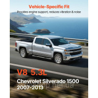Vevor 310515 Комплект кріплення двигуна, заміна, 2 шт., сумісний з Chevrolet Silverado 1500 5.3L V8 2007-2013 років випуску,