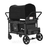 Vevor 313292 Коляска Wagon для 4 дітей Push Pull Quad Складна коляска для кемпінгу Vevor 313292 Коляска Wagon для 4 дітей Push Pull Quad Складна коляска для кемпінгу