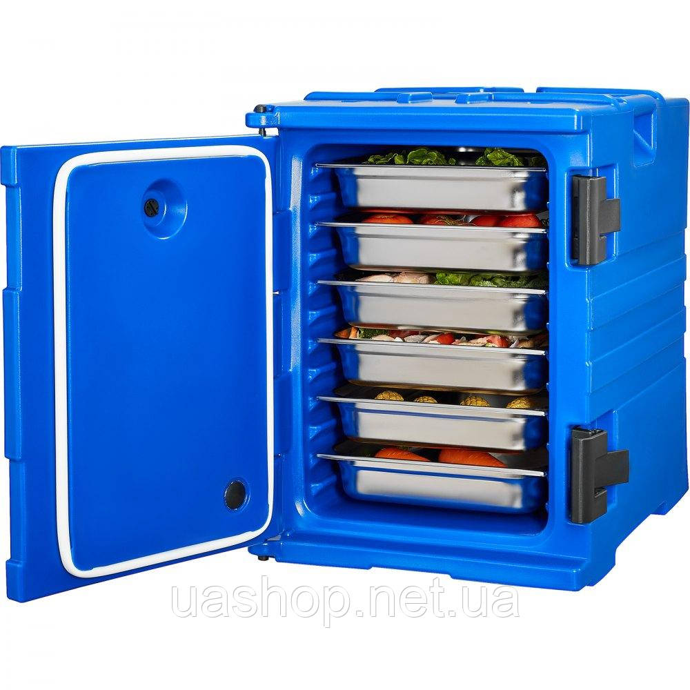 Vevor 312517 Ізоляційний контейнер для харчових продуктів Контейнер для харчових продуктів Carrier 90л, синій