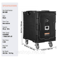 Vevor 312520 Ізоляційний харчовий контейнер Food Container Carrier 90л Марміт
