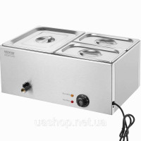 Vevor 312535 Марміт натирається гастроємність 16л 1х1/2 + 2х1/4