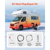 Vevor 310552 Комплект для ремонту свічок розжарювання 8V, комплект свічок розжарювання для паркувальних обігрівачів з