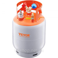 Vevor 310561 Вейс -резервуар для відновлення холодоагенту 13,6 кг, чергування струму з відновлення з ¼ до ½ адаптера, HVAC Vevor 310561 Вейс -резервуар для відновлення холодоагенту 13,6 кг, чергування струму з відновлення з ¼ до ½ адаптера, HVAC