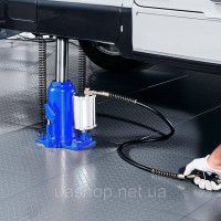 Vevor 310592 Пневматичний гідравлічний домкрат для бутлів, домкрат високого підйому 20 т, синій, для вантажівок Vevor 310592 Пневматичний гідравлічний домкрат для бутлів, домкрат високого підйому 20 т, синій, для вантажівок