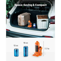 Vevor 310595 Hydraulic Bottle Car підйомник Джек 6т помаранчевий 195–375 мм концентратор