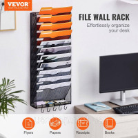Vevor 315083 Стійка для газет, журнальник, брошура, 1 шт., 12 відділень Vevor 315083 Стійка для газет, журнальник, брошура, 1 шт., 12 відділень