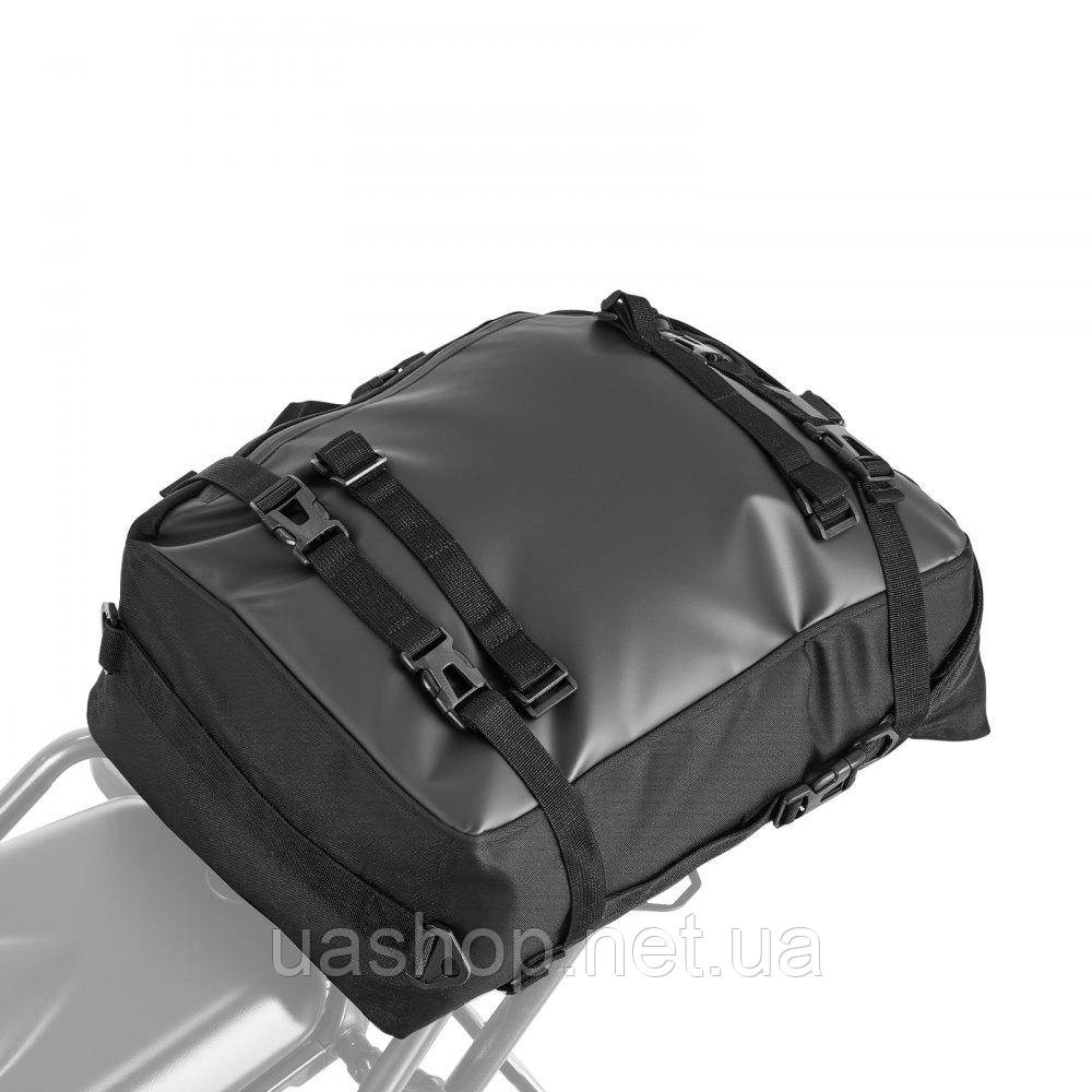 Vevor 310649 Сумка на заднє сидіння мотоцикла (30 л) з водонепроникним дощовиком, для зберігання багажу мотоцикла, сумка для