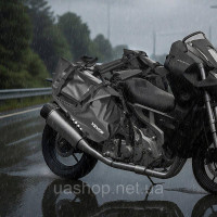 Vevor 310654 Сумка для мотоцикла, підсідлова сумка для мотоцикла, 14 л x 2, водонепроникна, велика бічна підсідлова сумка для