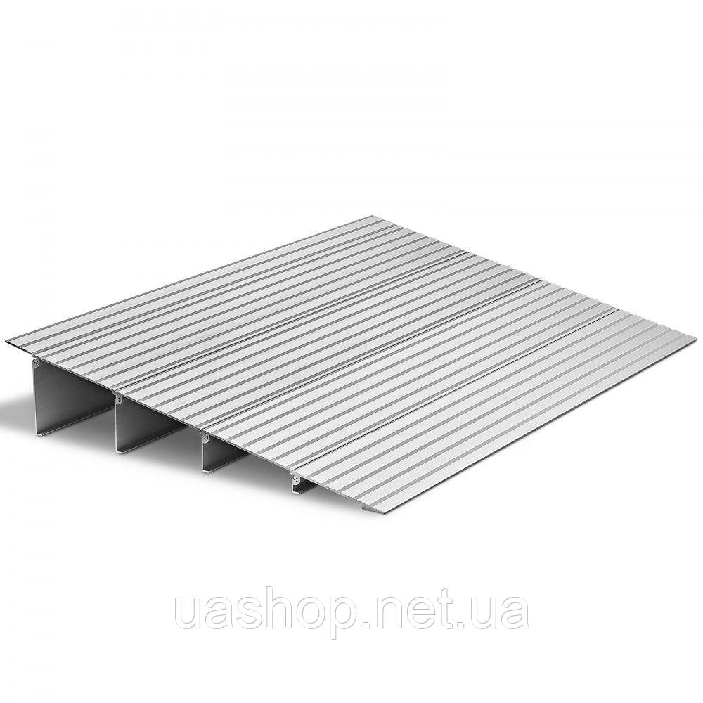 Vevor 314246 Пандус на пороги, 550x865x115 мм, пандус для інвалідних колясок із алюмінієвого сплаву з вантажопідйомністю 360 кг,