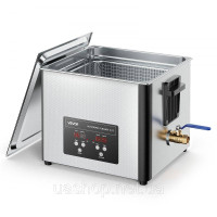 Vevor 313481 Ультразвукова мийка 15 L, професійна ультразвукова мийка з кошиком для чищення та цифровим дисплеєм, промислова мийка