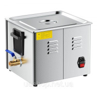 Vevor 313481 Ультразвукова мийка 15 L, професійна ультразвукова мийка з кошиком для чищення та цифровим дисплеєм, промислова мийка Vevor 313481 Ультразвукова мийка 15 L, професійна ультразвукова мийка з кошиком для чищення та цифровим дисплеєм, промислова мийка