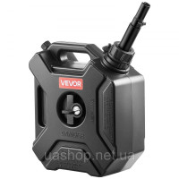 Vevor 310719 Каністра для палива 5 л, каністра для бензину з носиком та тримачем, що замикається, максимальна швидкість потоку 15