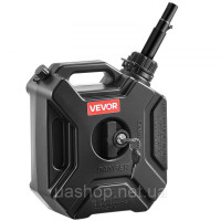 Vevor 310719 Каністра для палива 5 л, каністра для бензину з носиком та тримачем, що замикається, максимальна швидкість потоку 15 Vevor 310719 Каністра для палива 5 л, каністра для бензину з носиком та тримачем, що замикається, максимальна швидкість потоку 15