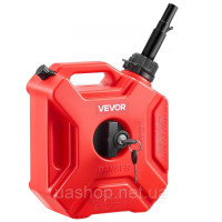 Vevor 310725 Каністра для палива 5 л, каністра для бензину з носиком та тримачем, що замикається, максимальна швидкість потоку 15 Vevor 310725 Каністра для палива 5 л, каністра для бензину з носиком та тримачем, що замикається, максимальна швидкість потоку 15