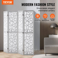 Vevor 315128 Дерев'яна перегородка для кімнати, 4-панельна складна перегородка для забезпечення конфіденційності, перегородка для Vevor 315128 Дерев'яна перегородка для кімнати, 4-панельна складна перегородка для забезпечення конфіденційності, перегородка для
