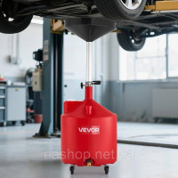 Vevor 310756 Візок для збору олії 68L, візок для збору олії з регульованою висотою бункера, контейнер для збору олії з колесами,