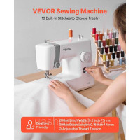 Vevor 312780 Комп'ютеризована швейна машина Цифрова швейна машина 18 стібків Vevor 312780 Комп'ютеризована швейна машина Цифрова швейна машина 18 стібків