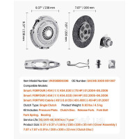 Vevor 310772 Комплект зчеплення преміум-класу та натискний диск OEM для Smart FORFOUR/FORTWO