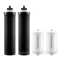 Vevor 311808 Gravity Water Filter Replacement Gravity Filter System Активоване вугілля 4шт