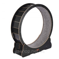 Vevor 313602 Кімнатний велотренажер для котів з дряпкою для котів 110см чорний