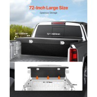 Vevor 310837 Інструментальний ящик для кросовера для вантажного відсіку (1851 x 502 x 380 мм) Замикаються та водонепроникні Vevor 310837 Інструментальний ящик для кросовера для вантажного відсіку (1851 x 502 x 380 мм) Замикаються та водонепроникні
