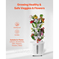 Vevor 317064 Hydroponic Growing System 30 Pods Smart Hydroponic Tower Circulation Water Vevor 317064 Hydroponic Growing System 30 Pods Smart Hydroponic Tower Circulation Water