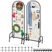 Vevor 315211 Настінні панелі Grid Wall Grid Wall 60x164 см, викатна презентаційна полиця, 2 шт. Vevor 315211 Настінні панелі Grid Wall Grid Wall 60x164 см, викатна презентаційна полиця, 2 шт.
