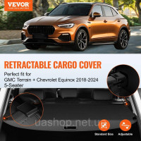 Vevor 310898 Висувний багажник GMC Terrain + Chevrolet Equinox 2018-2024 Vevor 310898 Висувний багажник GMC Terrain + Chevrolet Equinox 2018-2024