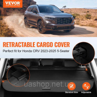 Vevor 310899 Висувний багажний чохол Honda CRV 2023-2024 покращений задній