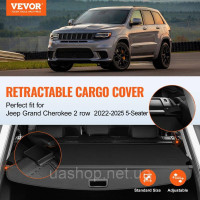 Vevor 310900 Висувний багажник Jeep Grand Cherokee 2 Row 2022-2024 р.в. Vevor 310900 Висувний багажник Jeep Grand Cherokee 2 Row 2022-2024 р.в.