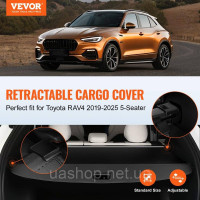 Vevor 310901 Висувний вантажний чохол Toyota RAV4 2019-2024 оновлений чохол