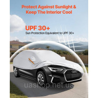 Vevor 310916 Покриття автомобіля для європейських моделей європейських лімузинів середніх розмірів, весь захист від вухів перед