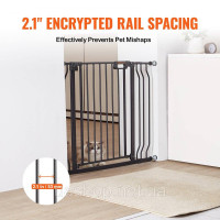 Vevor 312957 Door Guard, бар'єрні сходові ворота, діапазон ширини 749-990 мм, дитячі ворота, ворота для домашніх тварин, сходові