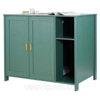Vevor 313680 Шафа для котячого туалету, 1050x680x885 мм, шафа для котячого туалету з вбудованою розеткою, шухлядою та знімною
