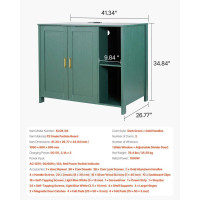 Vevor 313680 Шафа для котячого туалету, 1050x680x885 мм, шафа для котячого туалету з вбудованою розеткою, шухлядою та знімною Vevor 313680 Шафа для котячого туалету, 1050x680x885 мм, шафа для котячого туалету з вбудованою розеткою, шухлядою та знімною