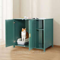 Vevor 313680 Шафа для котячого туалету, 1050x680x885 мм, шафа для котячого туалету з вбудованою розеткою, шухлядою та знімною Vevor 313680 Шафа для котячого туалету, 1050x680x885 мм, шафа для котячого туалету з вбудованою розеткою, шухлядою та знімною