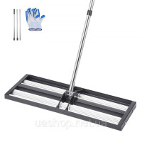 Vevor 318134 Lawn Racles з рівнем STEM Grake Up Levelingrake Lawn Care 254x762 мм