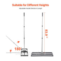 Vevor 318134 Lawn Racles з рівнем STEM Grake Up Levelingrake Lawn Care 254x762 мм