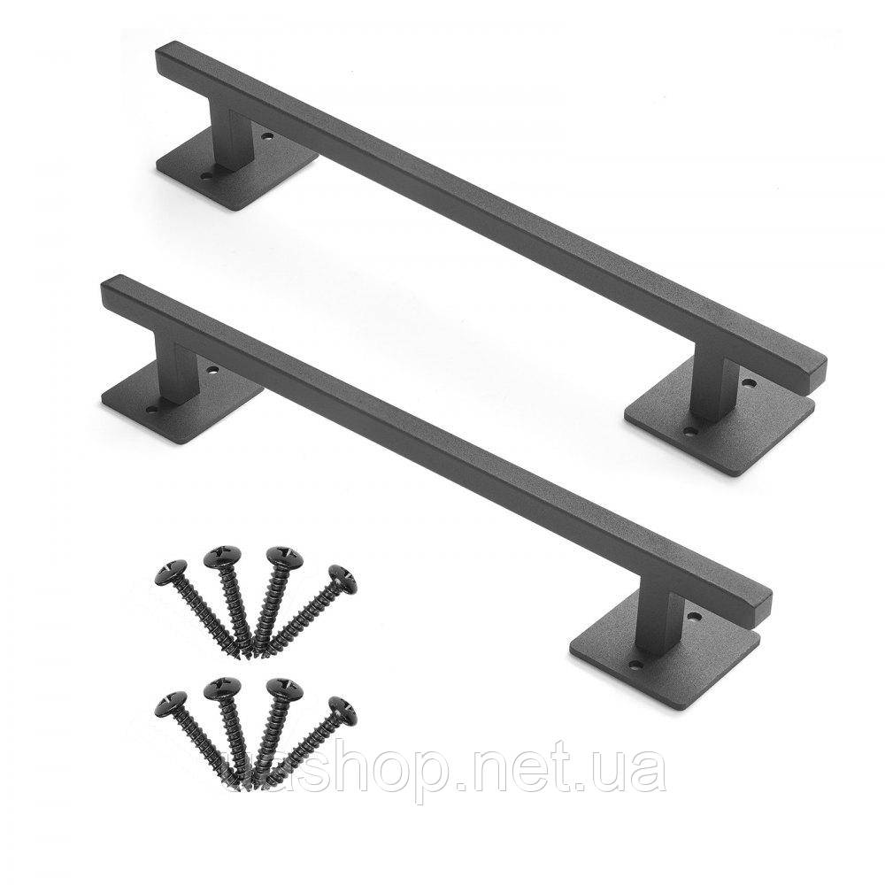 Vevor 317194 Ручка для дверей сараю 2x 32 см Ручка для дверей сараю Ручка для розсувних дверей з вуглецевої сталі