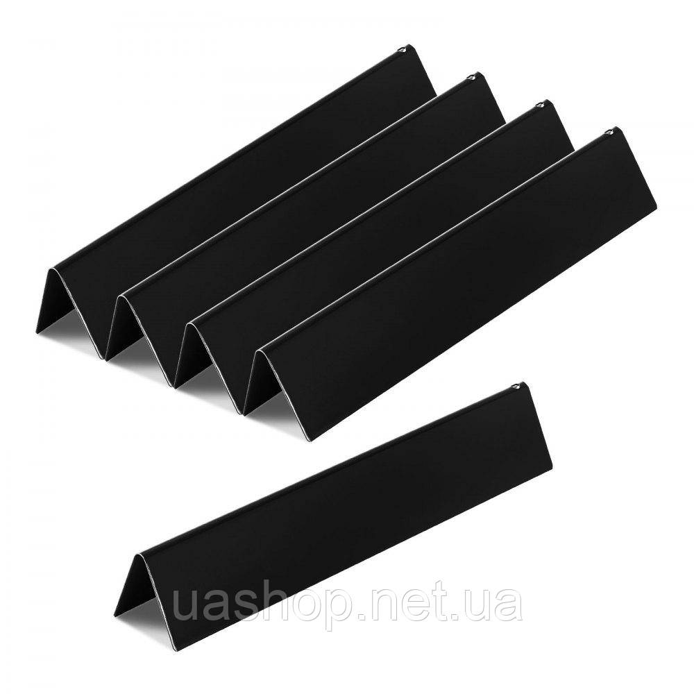 Vevor 311997 Розсіювач полум'я 5 Flavorizer Bars (сталь з порцеляновим покриттям) для грилів (Weber Spirit I та II серії 300),