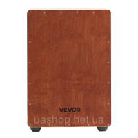 Vevor 316300 Коробка для барабана Cajon Box із заокругленими краями, дріт для малого барабана 305x305x430 мм