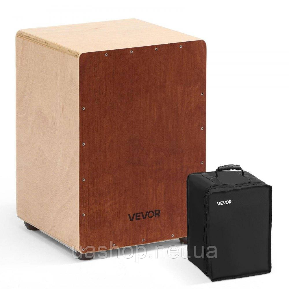 Vevor 316302 Коробка для малого барабана Cajon із заокругленими краями, включаючи дорожню сумку 305x305x430 мм Vevor 316302 Коробка для малого барабана Cajon із заокругленими краями, включаючи дорожню сумку 305x305x430 мм