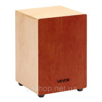 Vevor 316303 Струни для гітари Cajon Box Drum з дерев'яними заокругленими краями 305x305x430 мм