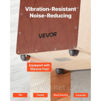 Vevor 316304 Коробка для барабана Cajon Box із заокругленими краями, дріт для малого барабана 255x255x380 мм