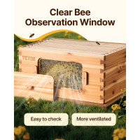Vevor 313834 Bee Hive Zander 10-рамковий вулик Bee Box Товари для бджільництва Vevor 313834 Bee Hive Zander 10-рамковий вулик Bee Box Товари для бджільництва