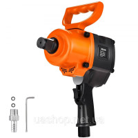 Vevor 313849 Пневматичний ударний гайковерт, привід 1 дюйм, ударний пістолет з подвійним молотком, зворотний крутний момент до