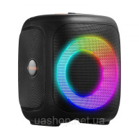 Vevor 316328 Караоке-машина, 15 Вт, портативна Bluetooth-колонка 10 см з 2 мікрофонами, світлодіодний підсвічування, функція TWS,