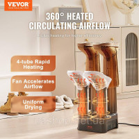 Vevor 315435 4-трубна знімна сушарка для взуття Сушарка для чобіт. Таймер