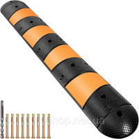 Vevor 316415 Захист кабелю 185 x 31 x 5,5 см, двоканальний захист кабелю, модульна конструкція завдовжки 183 см, підлоговий захист